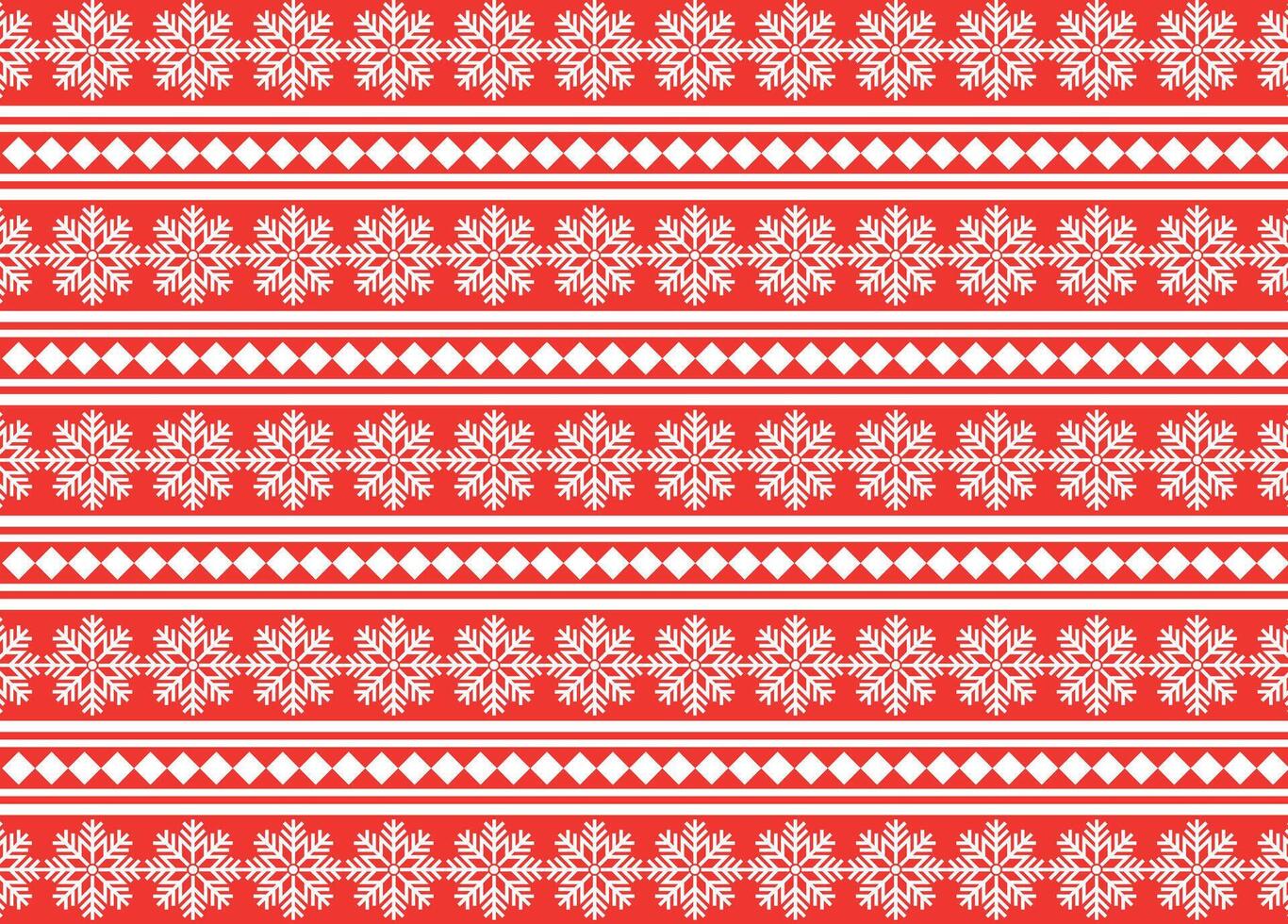 Christmas seamless pattern with snowflakes vector