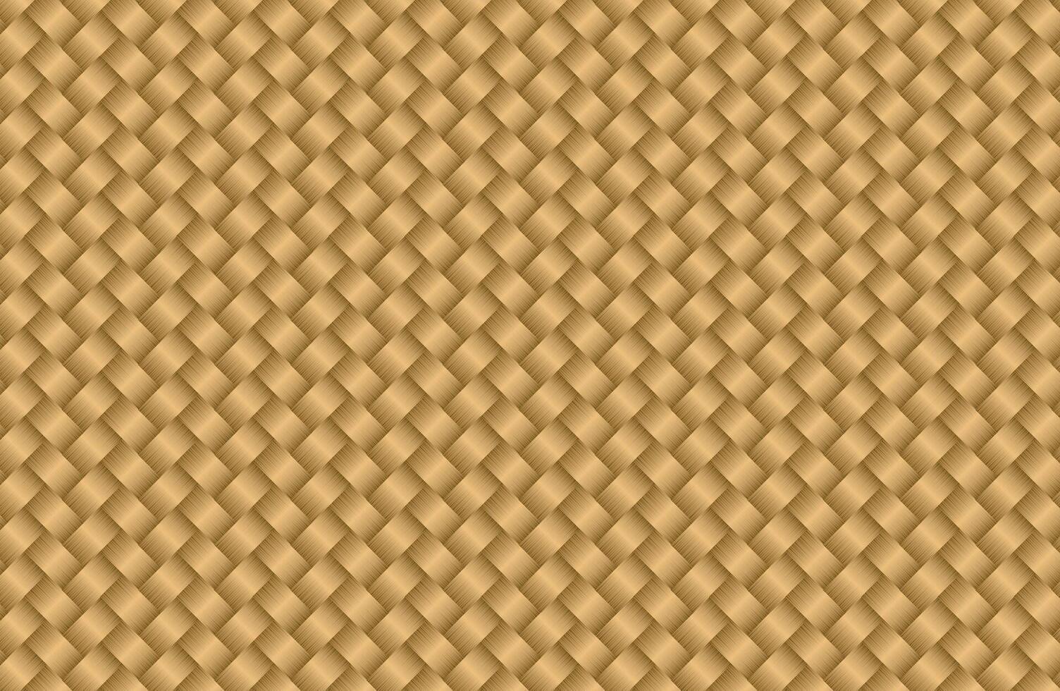 Gold Bamboo Mat Texture vector