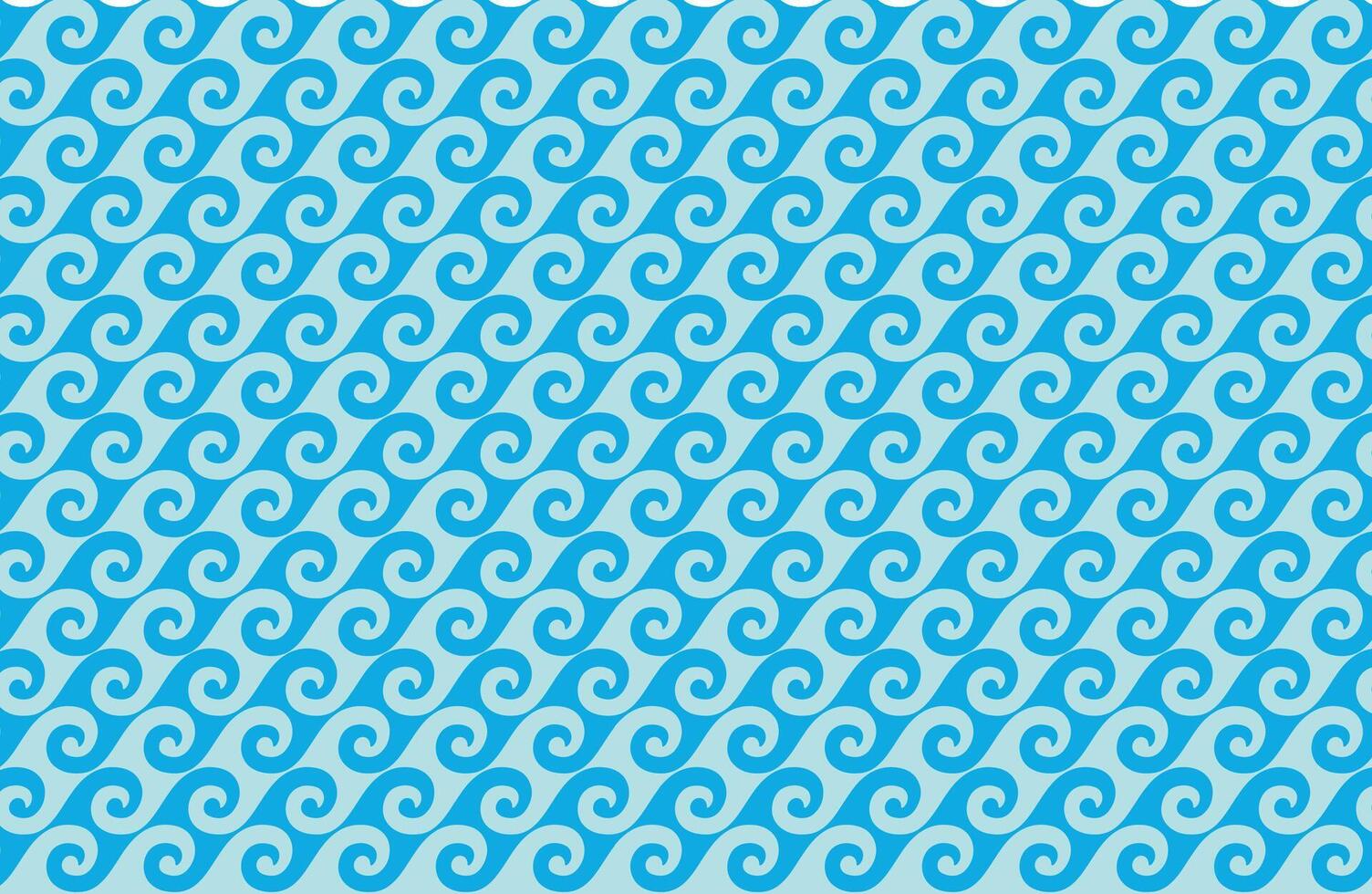Blue waves pattern vector