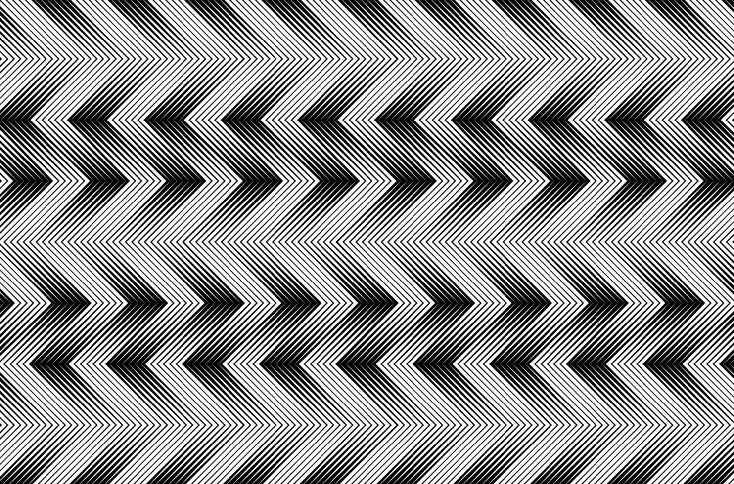 Abstract halftone zig zag lines background vector