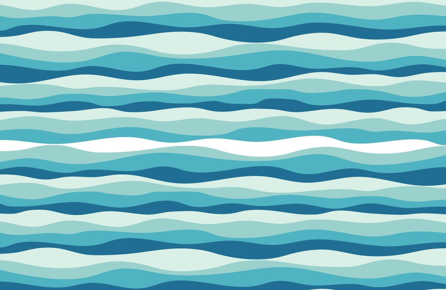Blue wave pattern vector