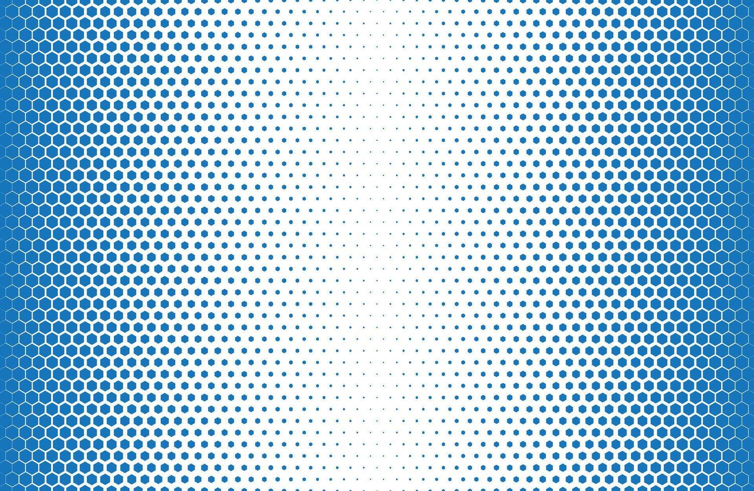 Hexagonal halftone pattern vector