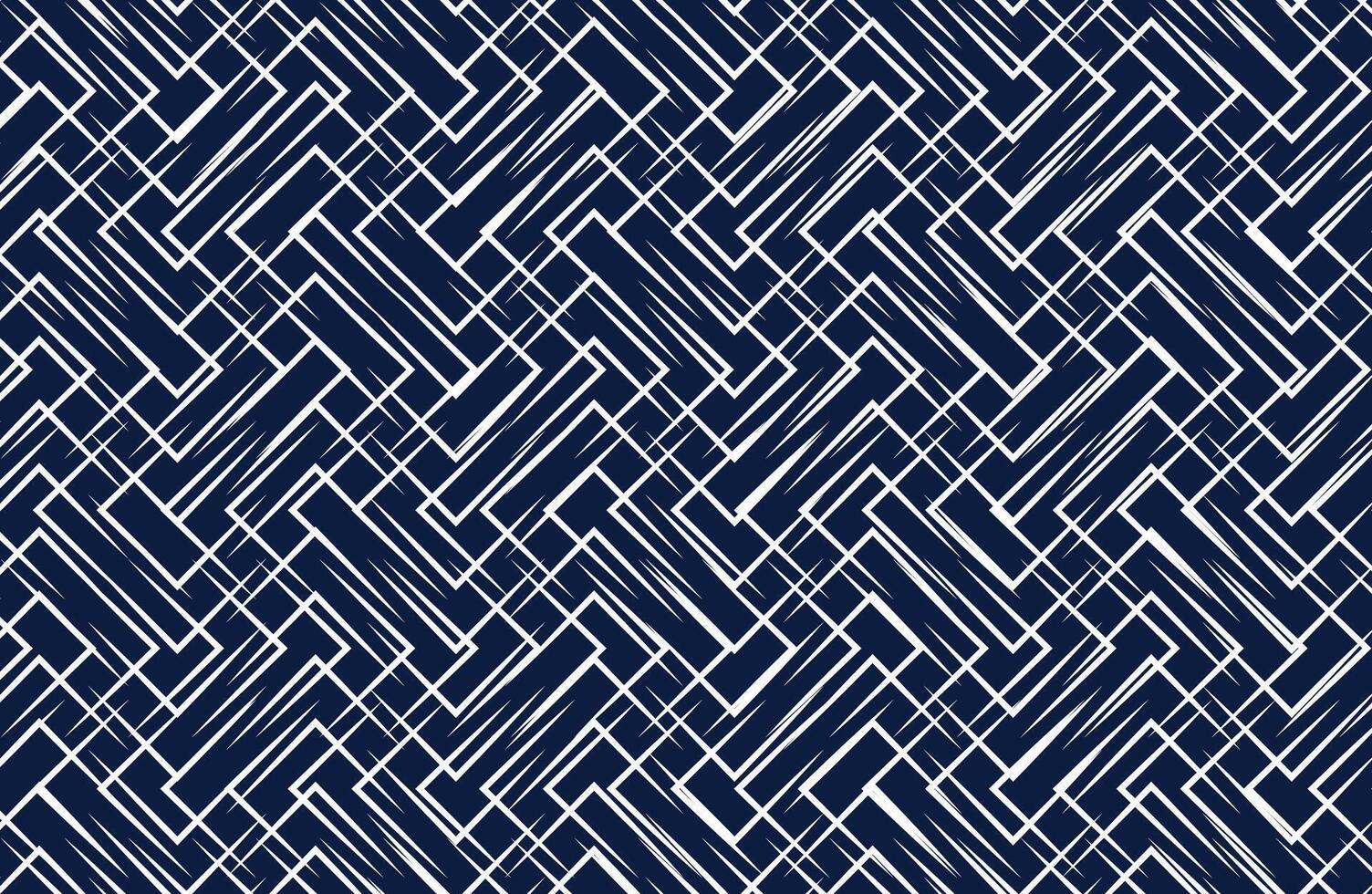 Seamless abstract random striped fabric pattern vector