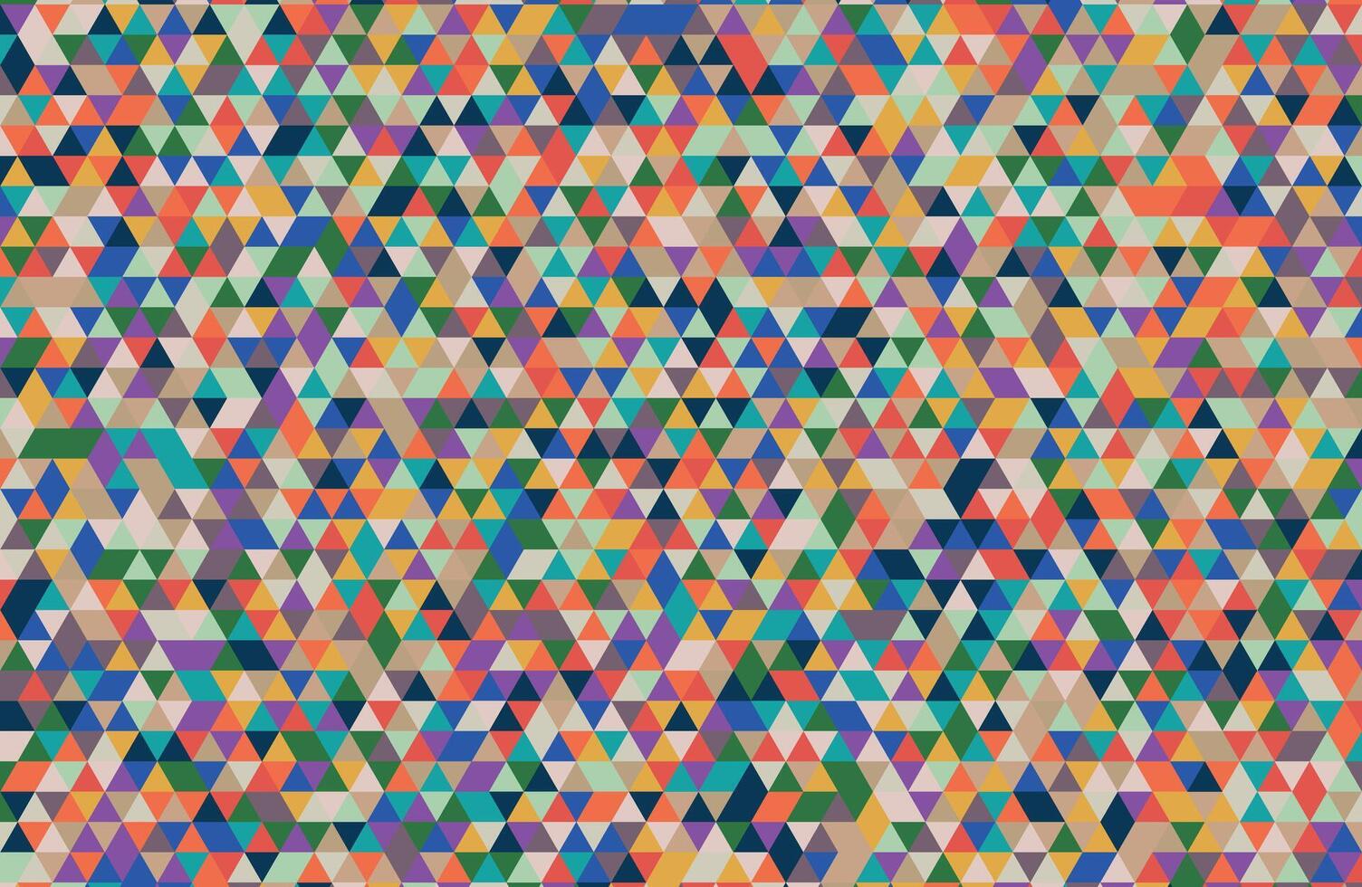 Colorful Geometric Triangle Pattern vector