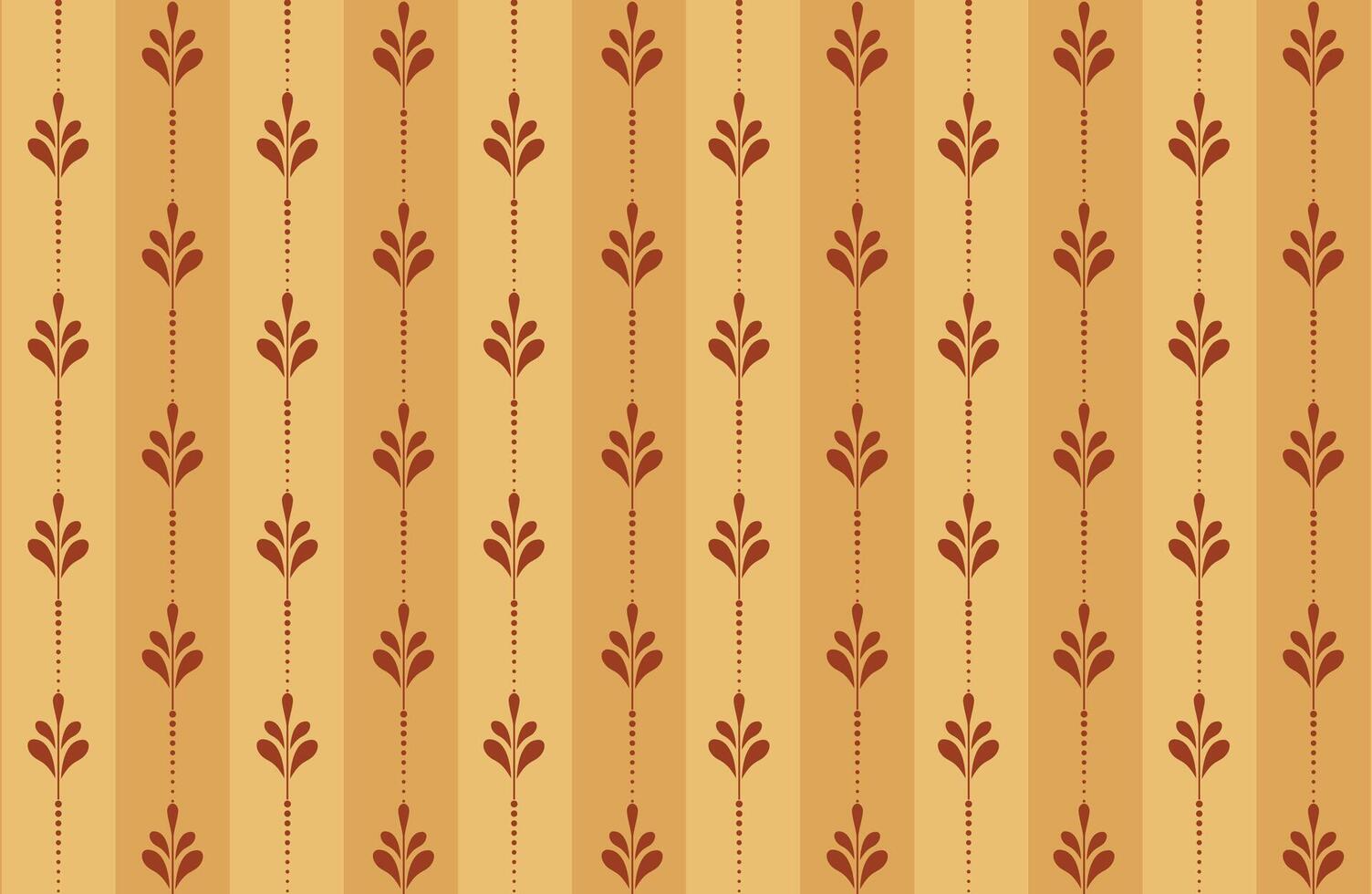 Floral wall fabric pattern vector