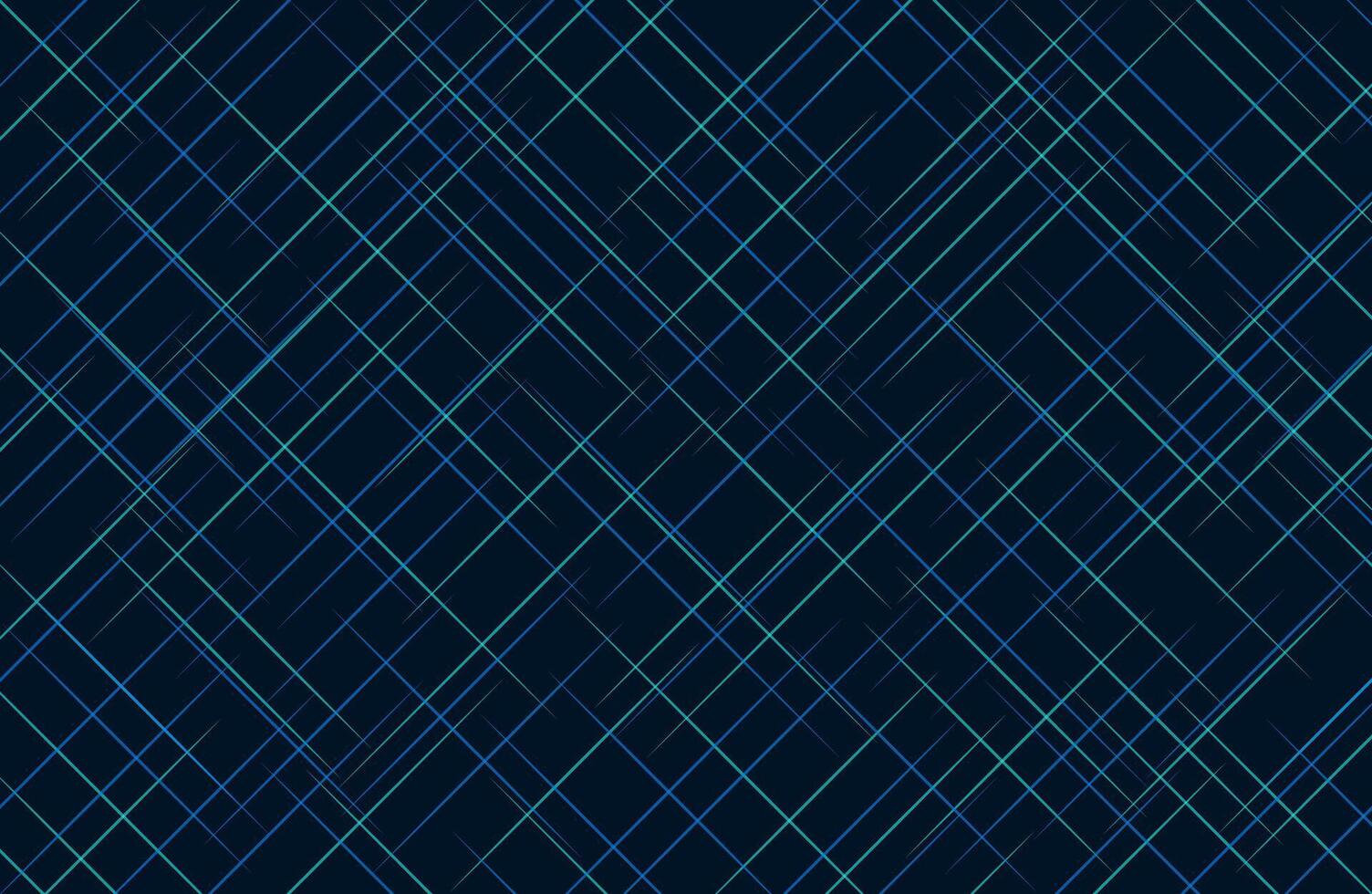 Random chaotic blue lines abstract pattern vector