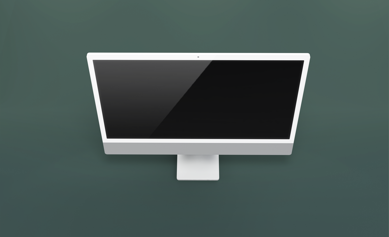 modern 24 inch digital screen display desktop computer editable mockup psd