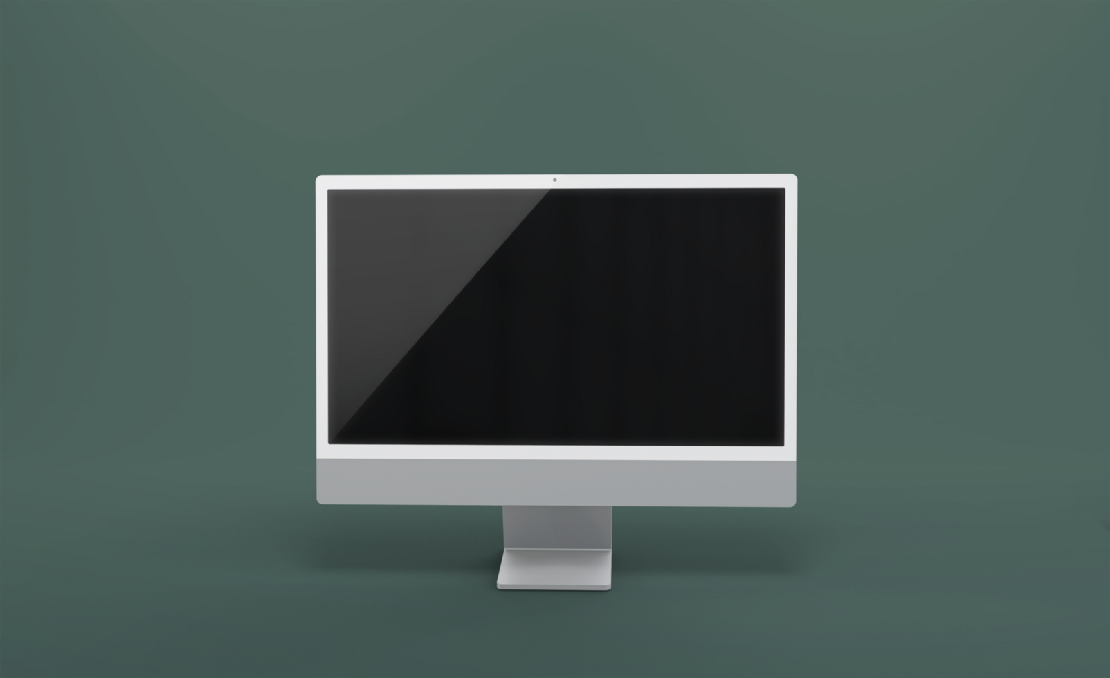 modern 24 inch digital screen display desktop computer editable mockup psd