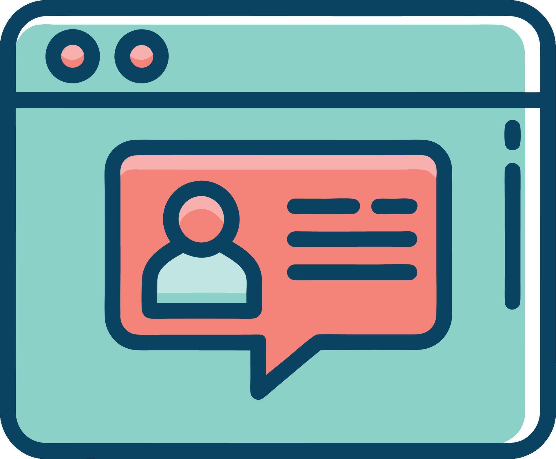 chat interfaces Icon 47132129 Vector Art at Vecteezy