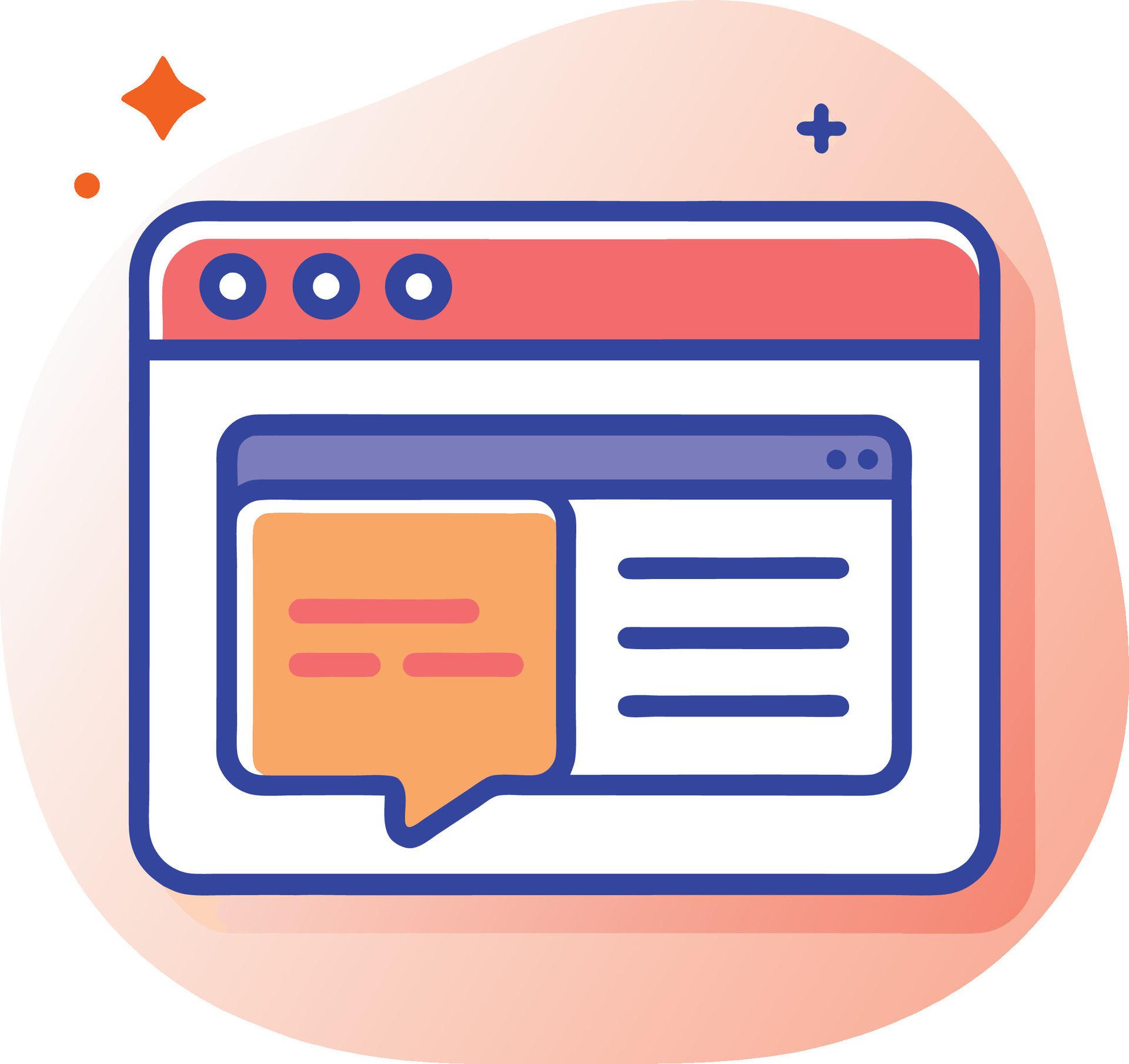 chat interfaces Icon 47132136 Vector Art at Vecteezy