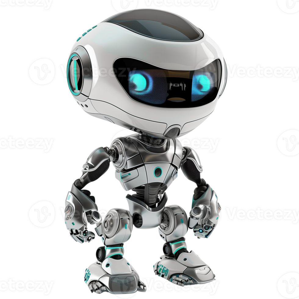 A cute 3D Robot with a unique design png