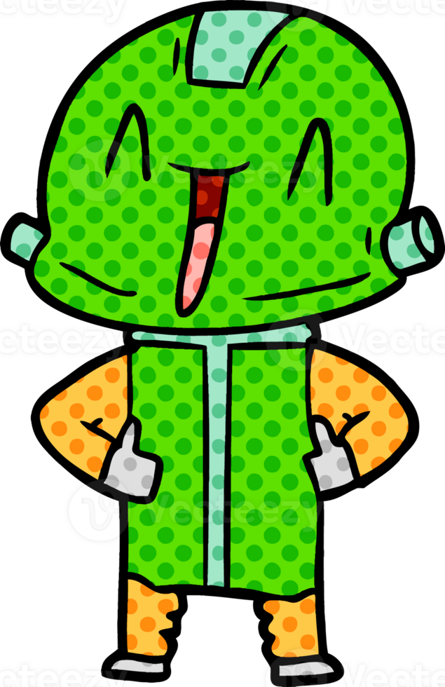 cartoon robot drawing png