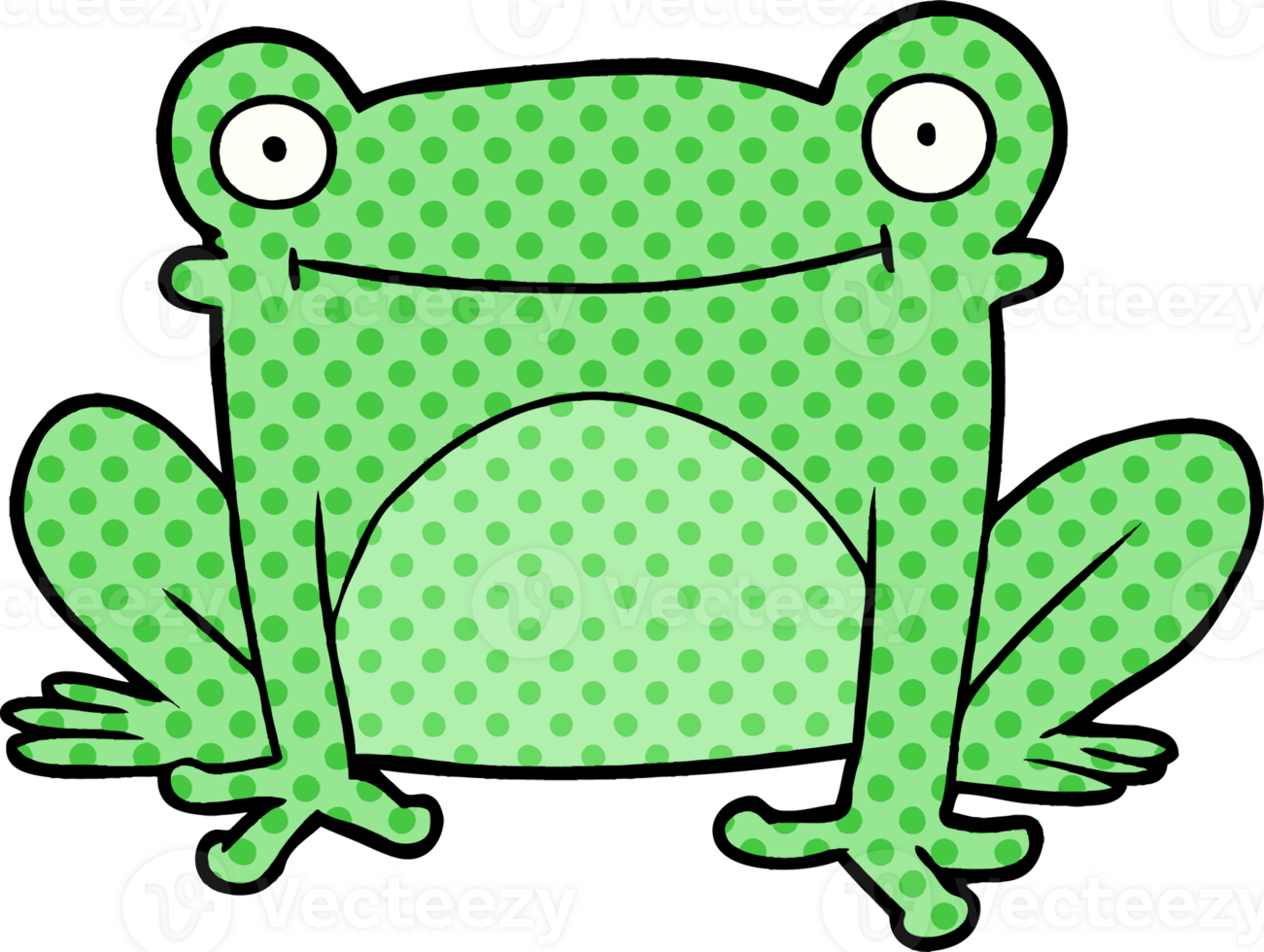 cartoon frog drawing png