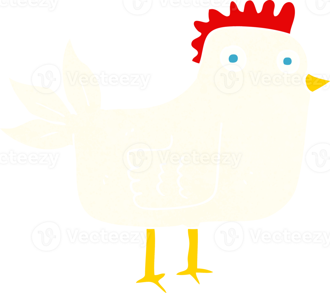 cartoon hen drawing png