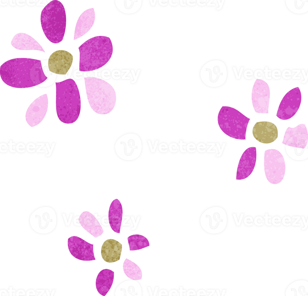 cartoon flowers drawing png