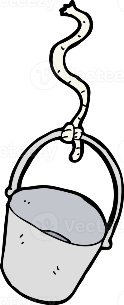 cartoon bucket drawing png