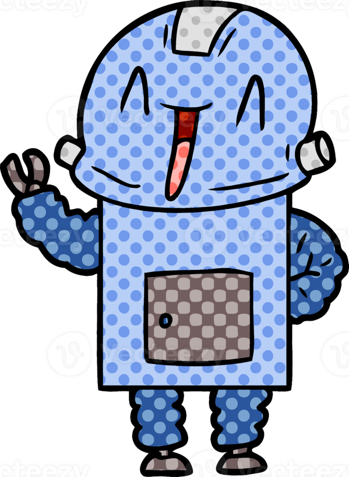cartoon robot drawing png
