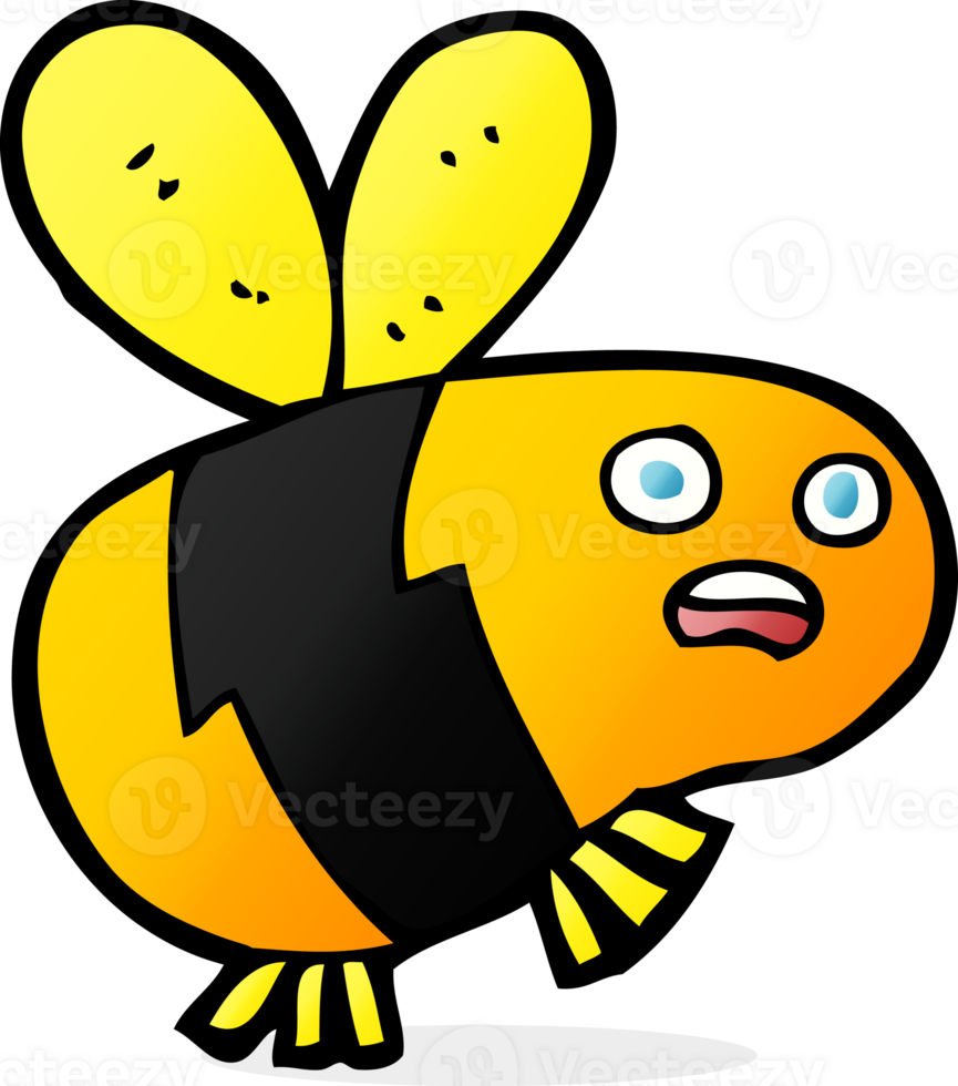 cartoon bee drawing png