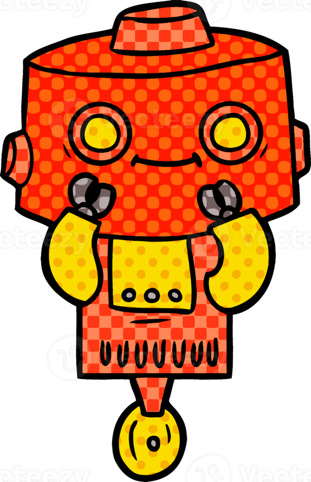 cartoon robot drawing png