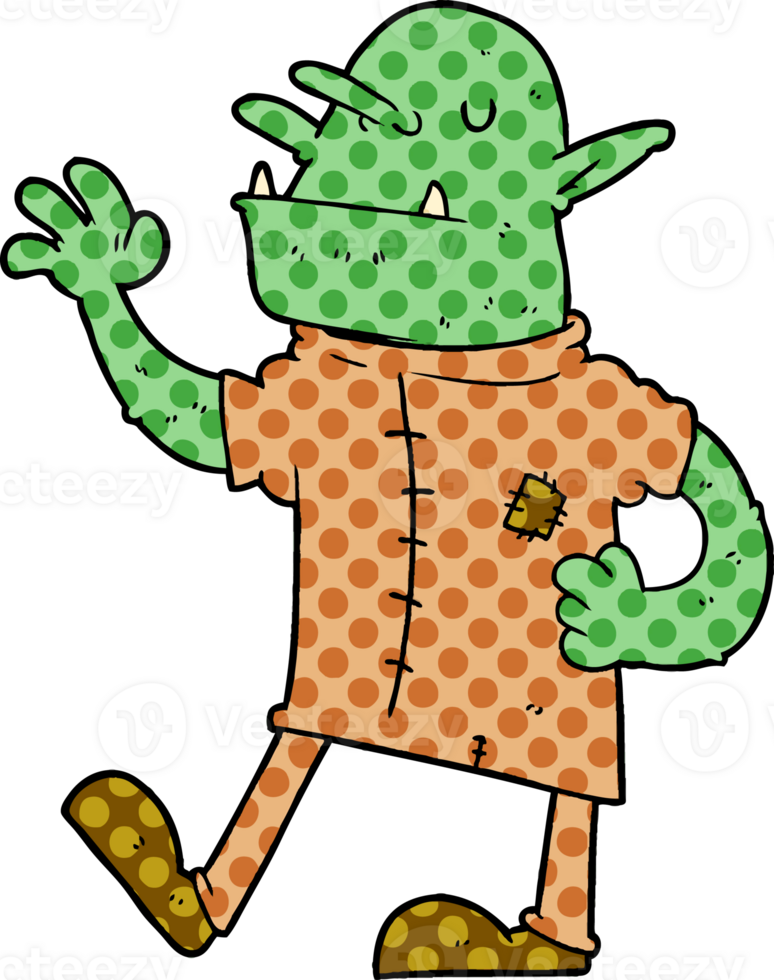 cartoon goblin drawing png