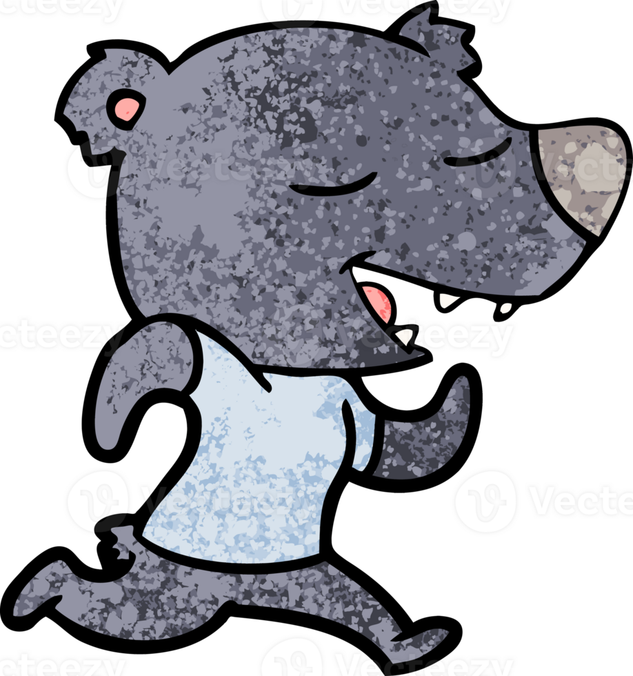 cartoon bear drawing png
