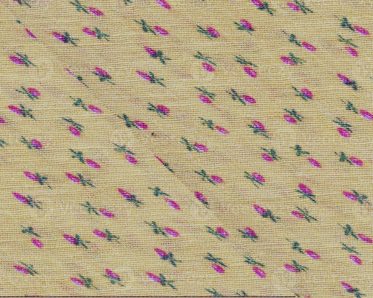 Abstract fabrics background. Textile decoration close view photo