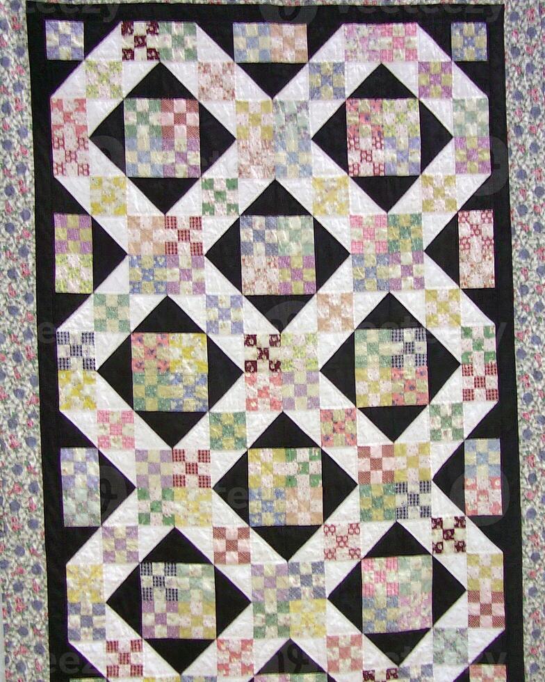 Abstract fabrics background. Textile decoration close view photo
