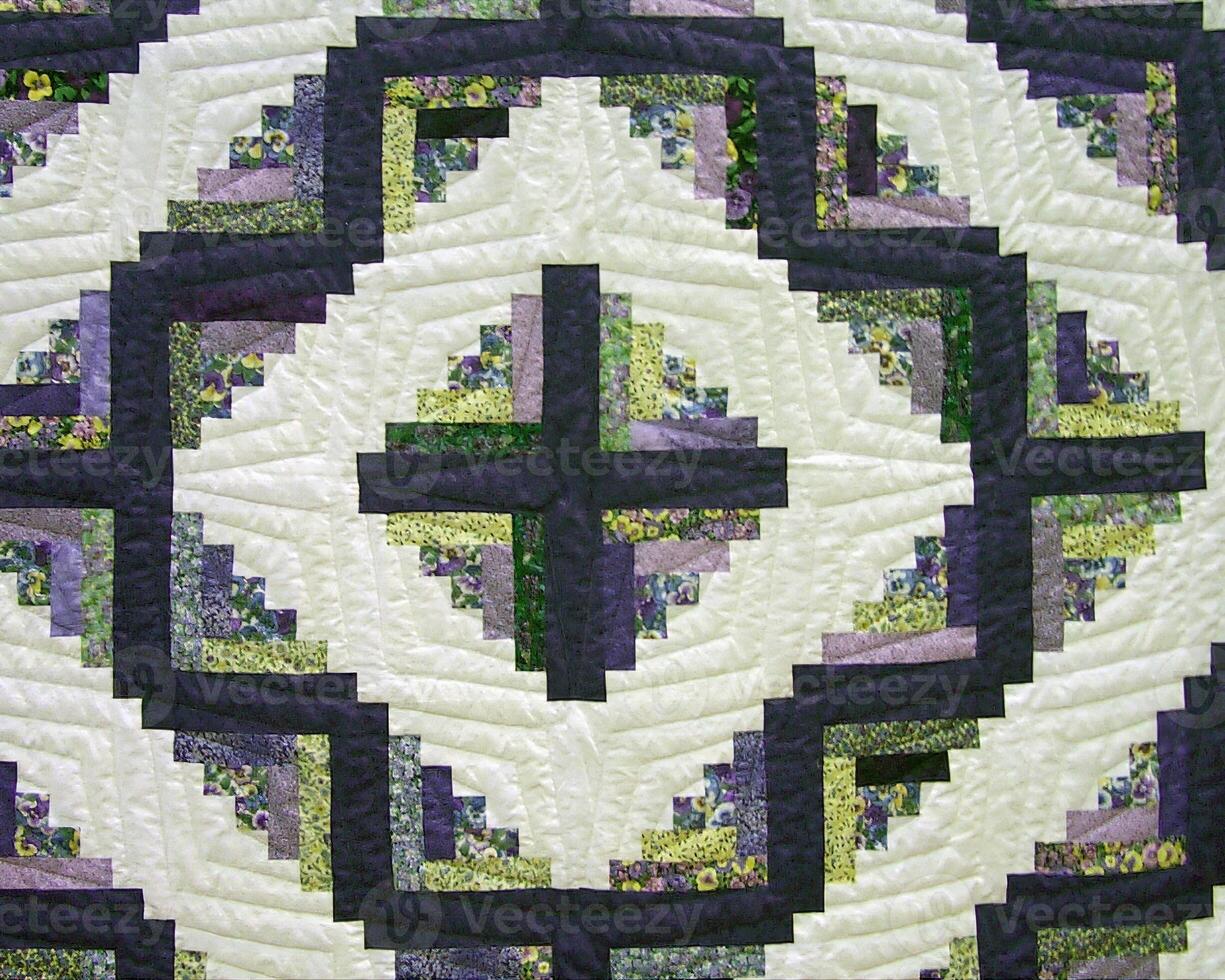 Abstract fabrics background. Textile decoration close view photo