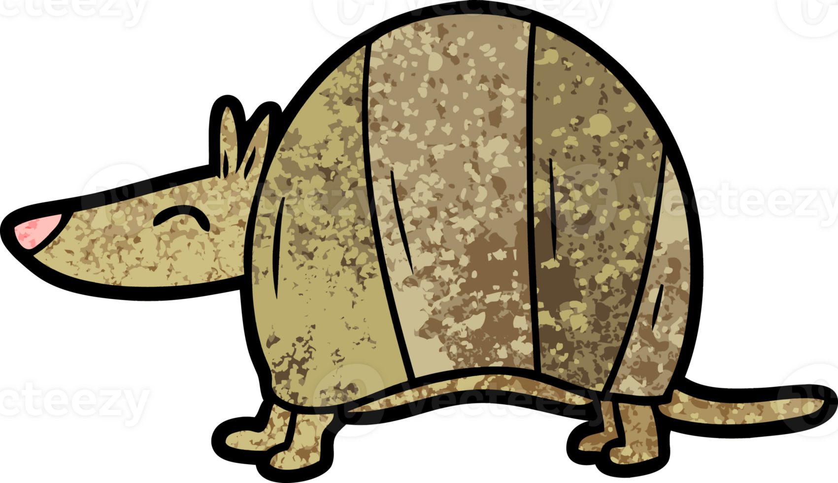 cartoon armadillo drawing png