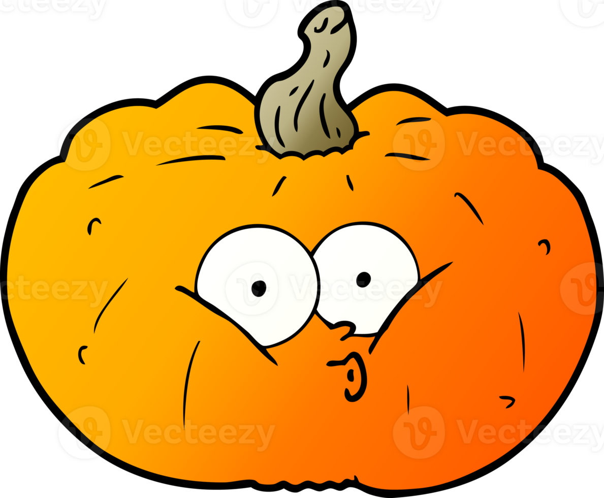 cartoon pumpkin drawing png