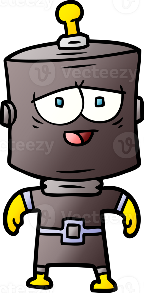 cartoon robot drawing png