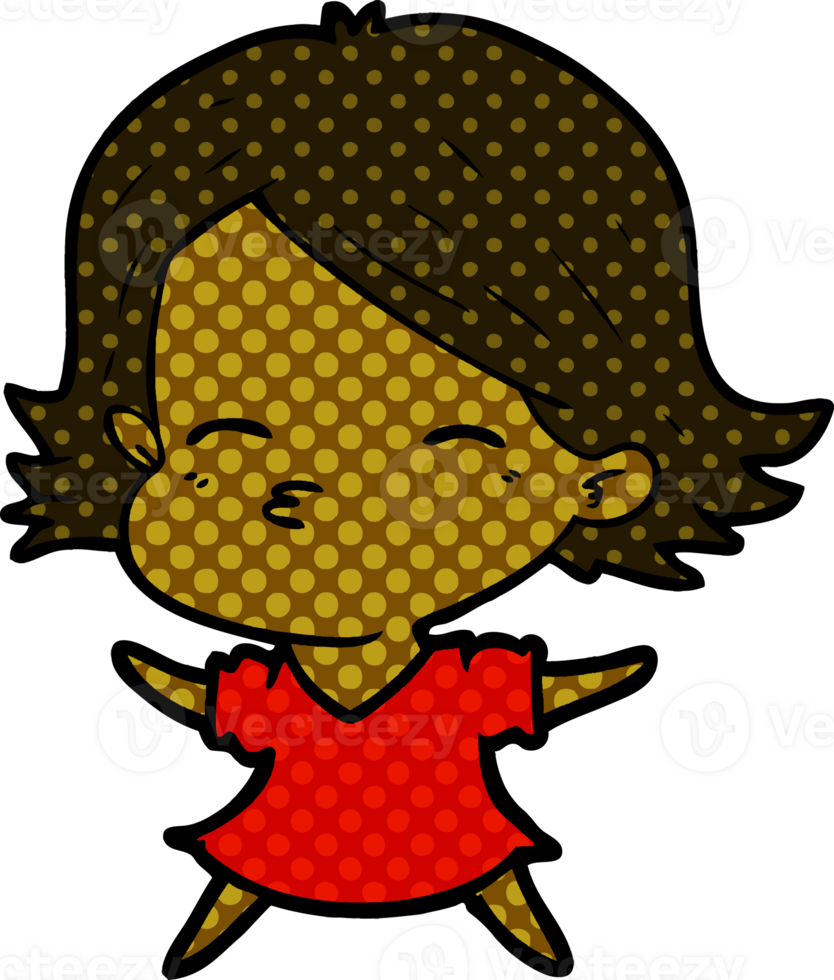 cartoon woman drawing png