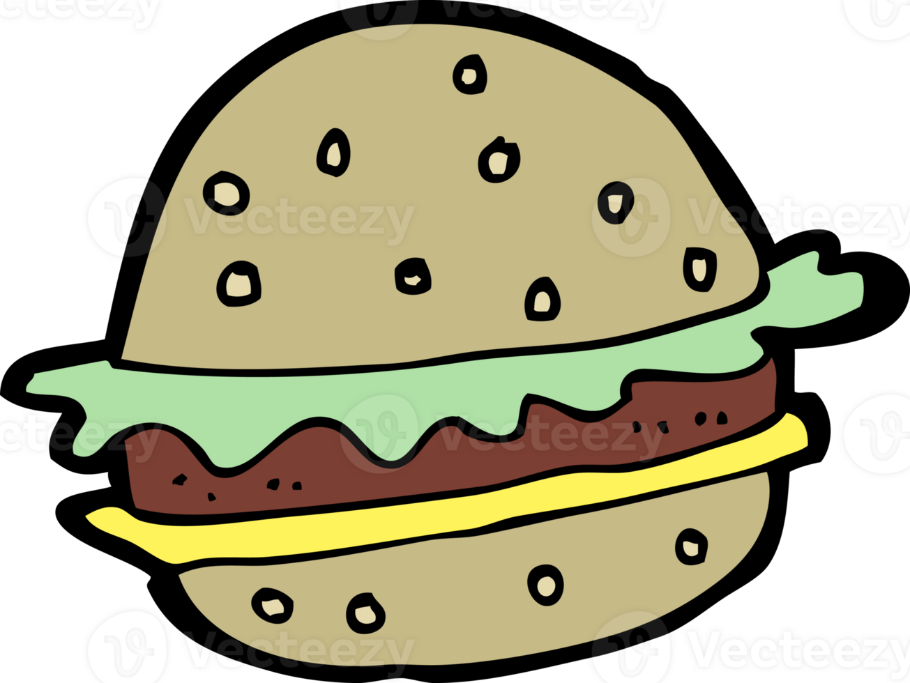 cartoon hamburger drawing 47133604 PNG