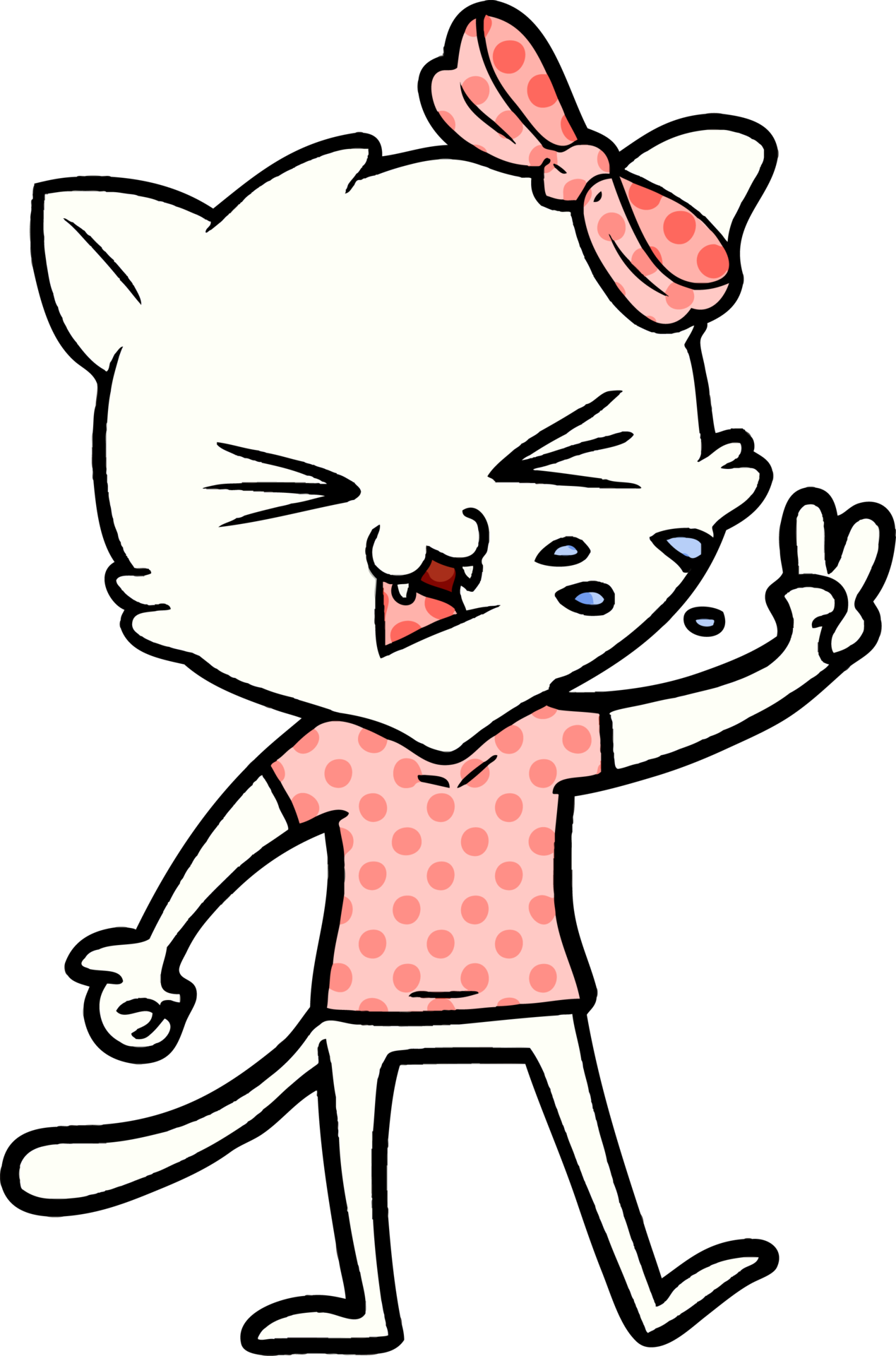 cartoon cat drawing 47133624 PNG