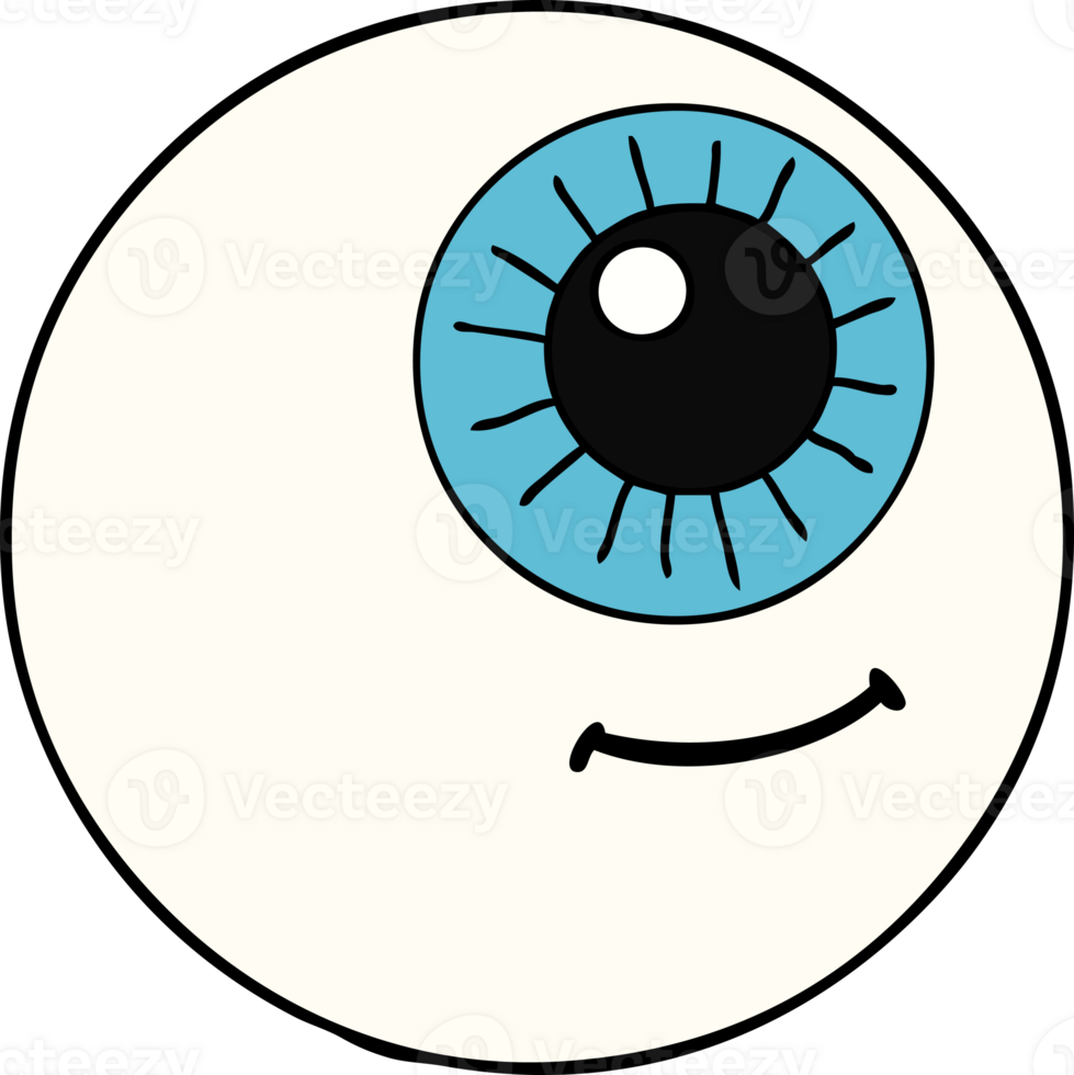 cartoon eyeball drawing png