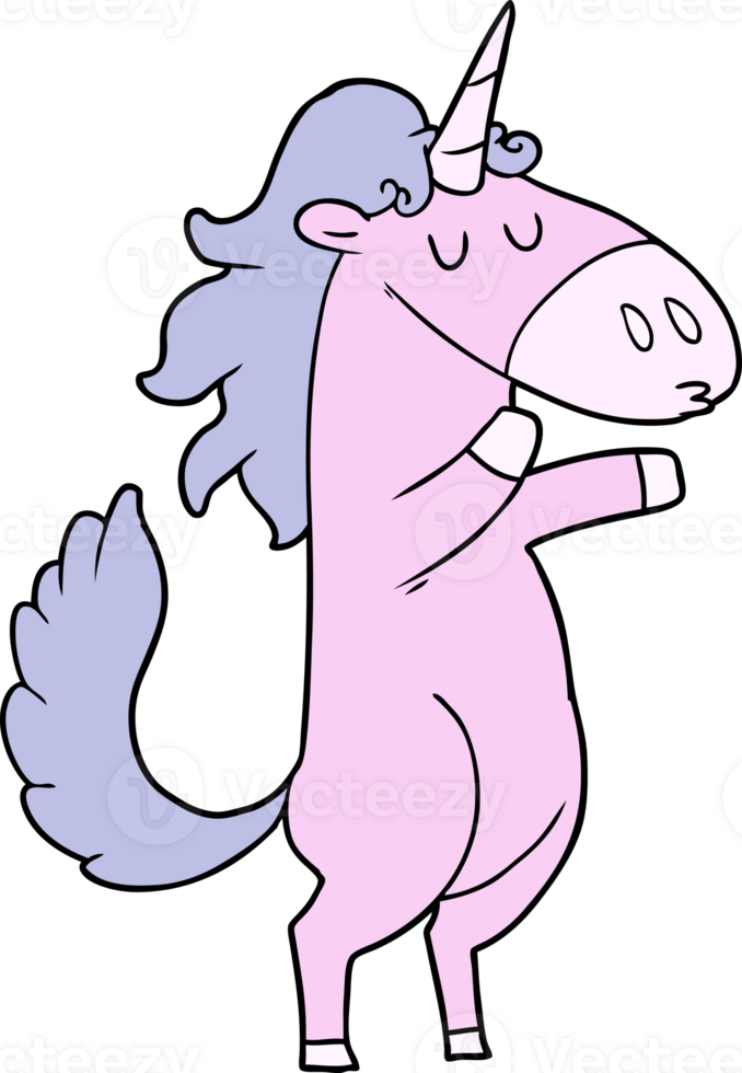 cartoon unicorn drawing png