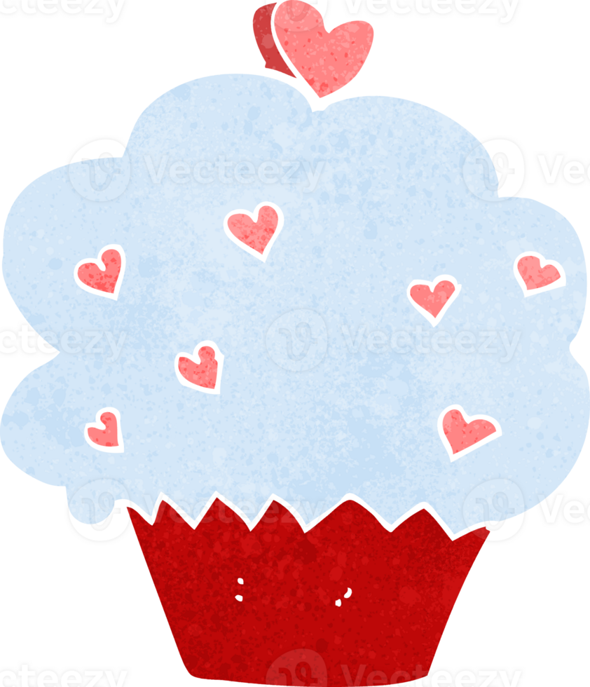 cartoon cupcake drawing png