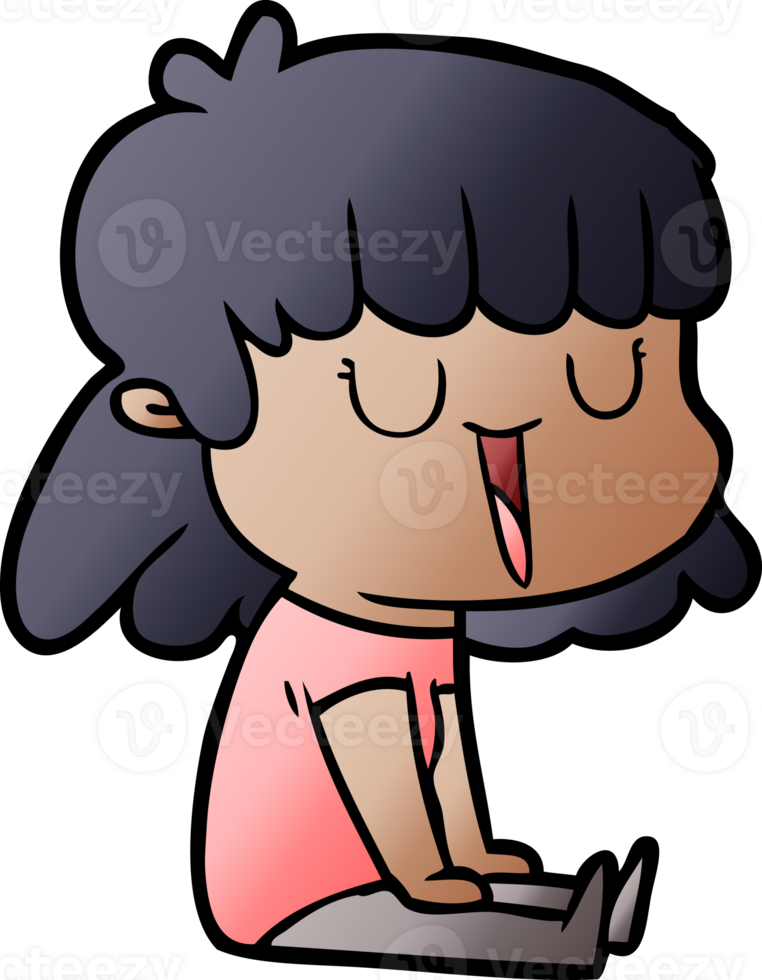 cartoon woman drawing png