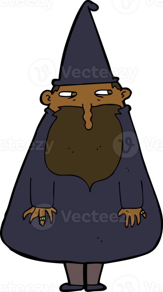 cartoon wizard drawing png