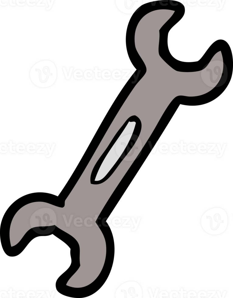 cartoon spanner drawing png