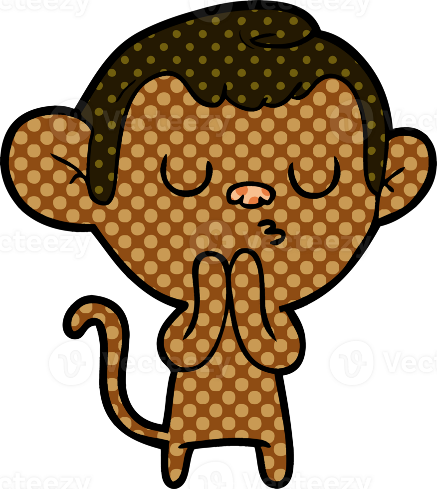cartoon monkey drawing png