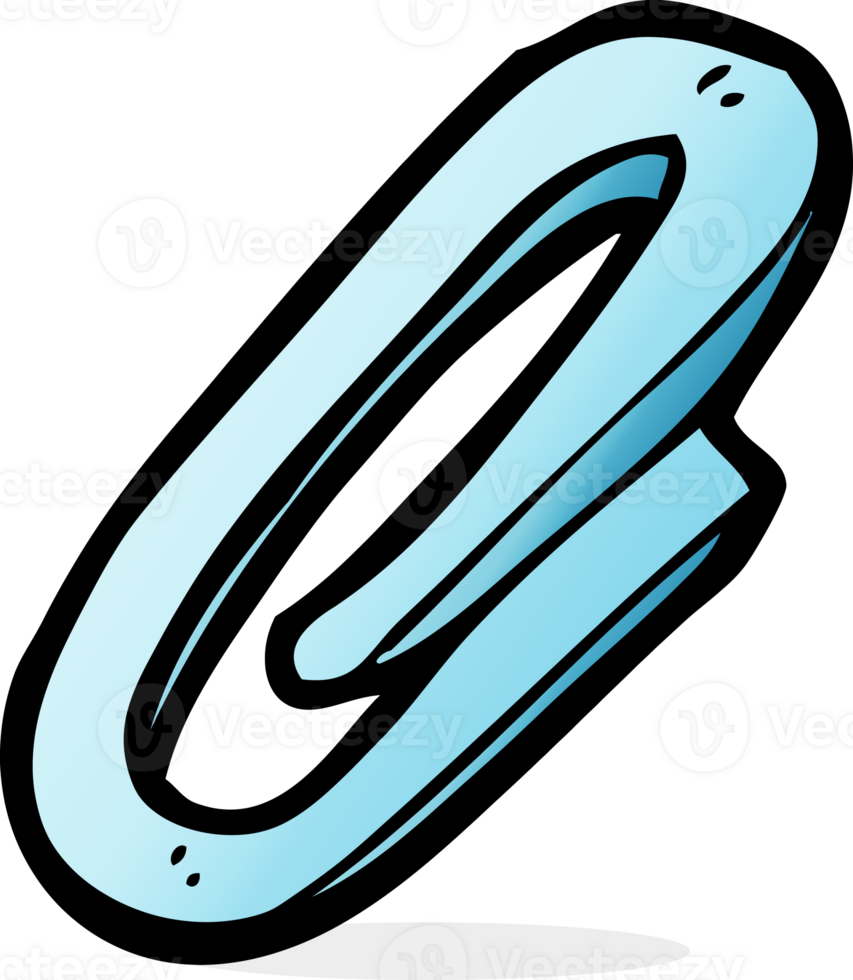 cartoon paperclip drawing png