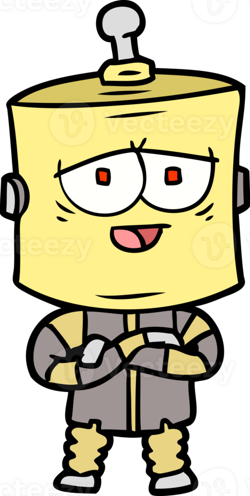 cartoon robot drawing png
