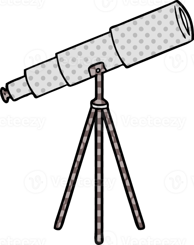 cartoon telescope drawing png