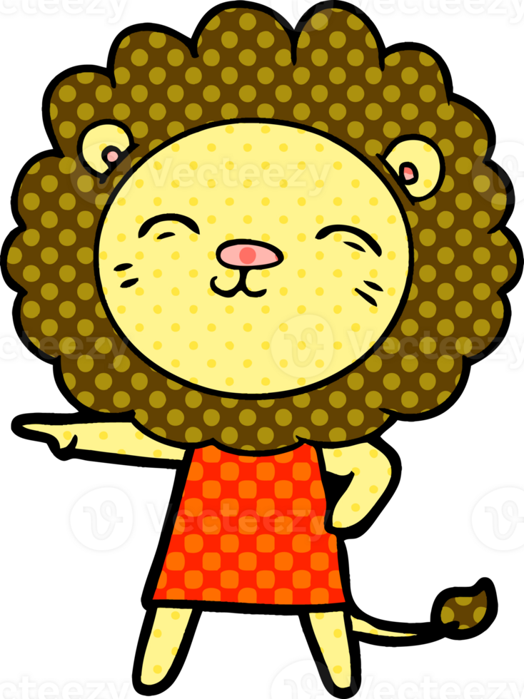 cartoon lion drawing png