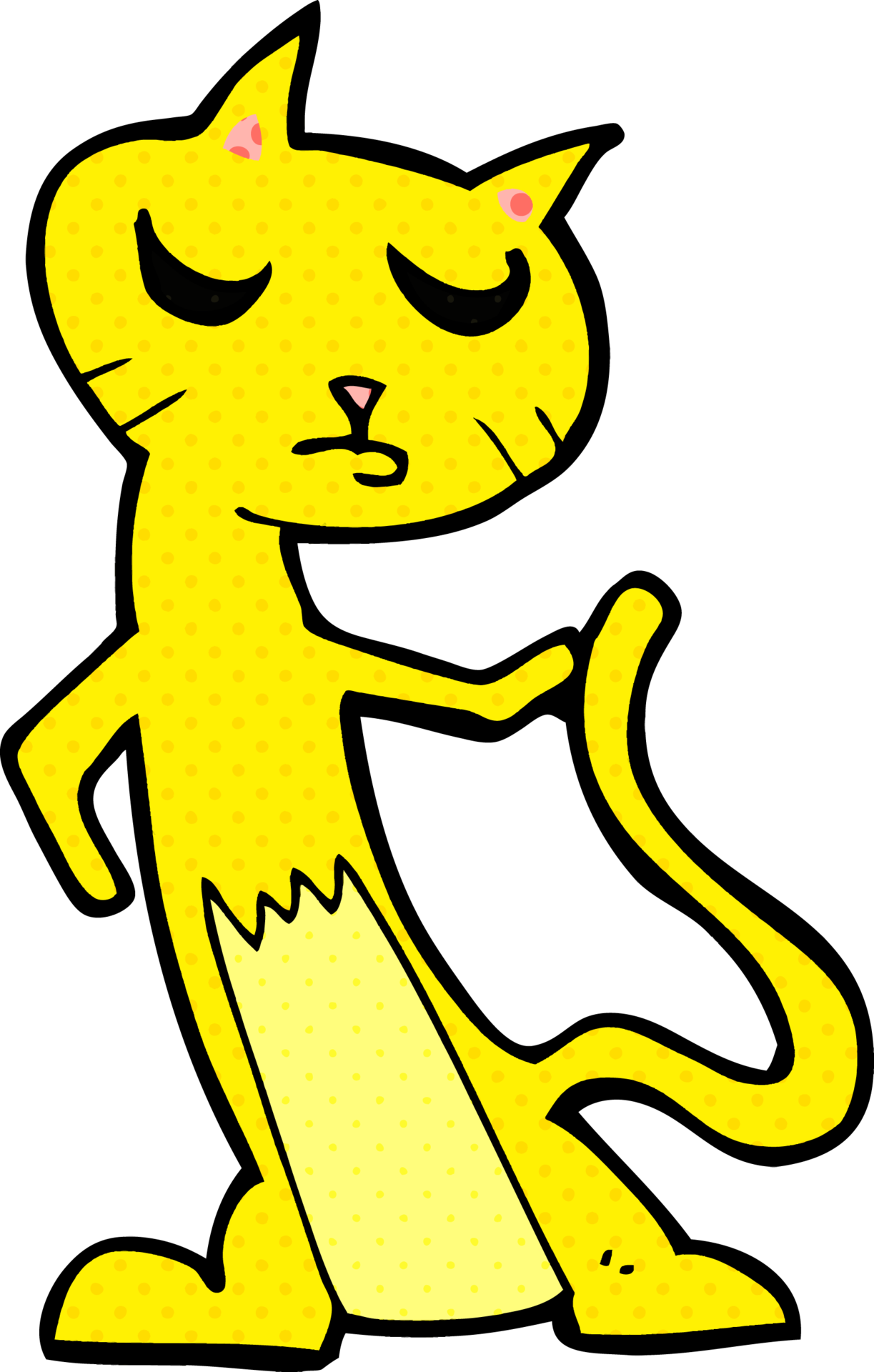 cartoon cat drawing 47134411 PNG