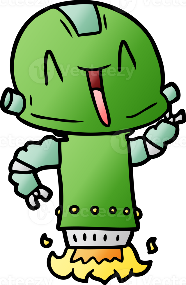 cartoon robot drawing png