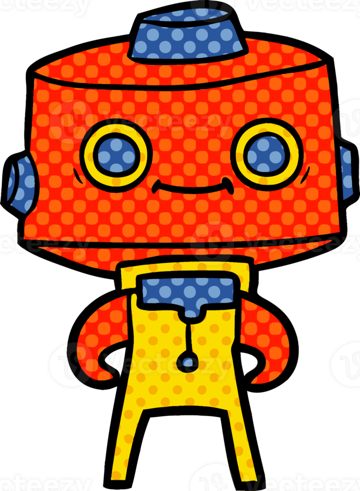 cartoon robot drawing png