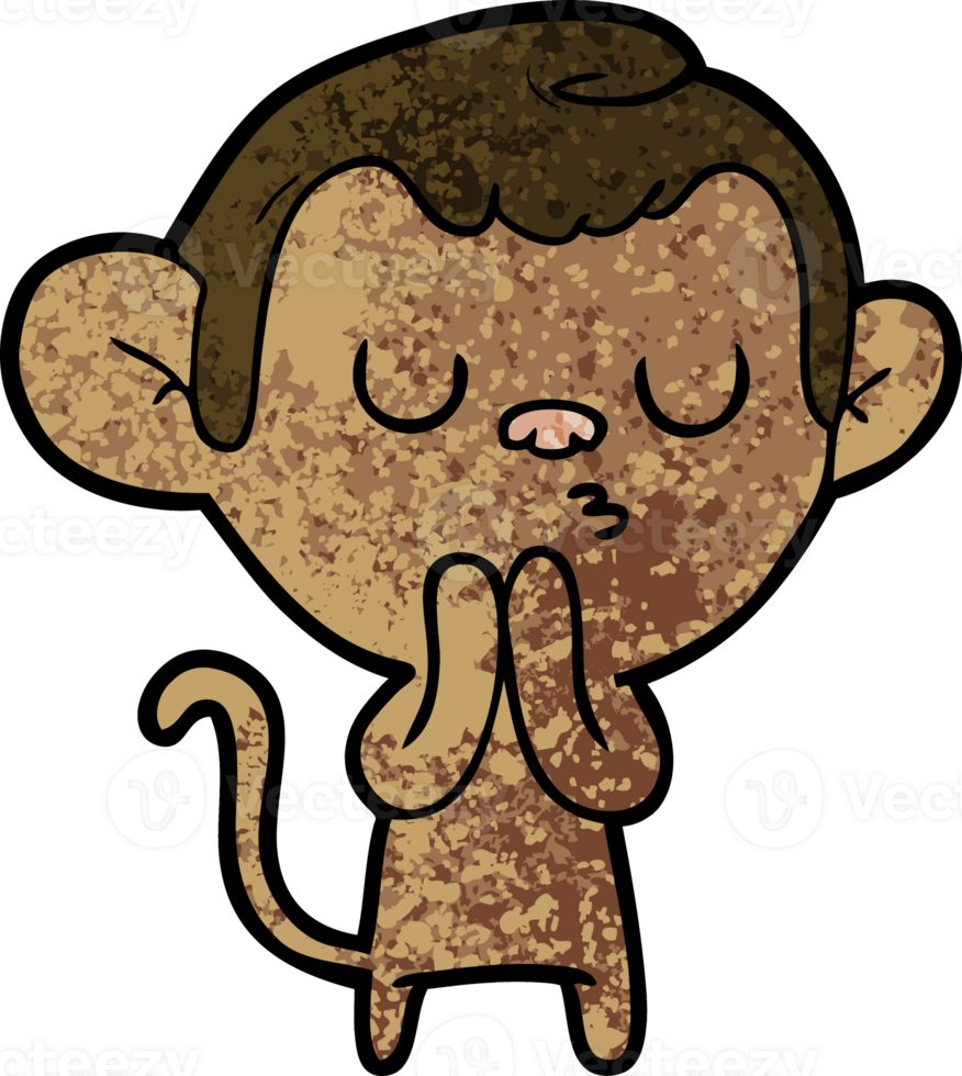 cartoon monkey drawing png