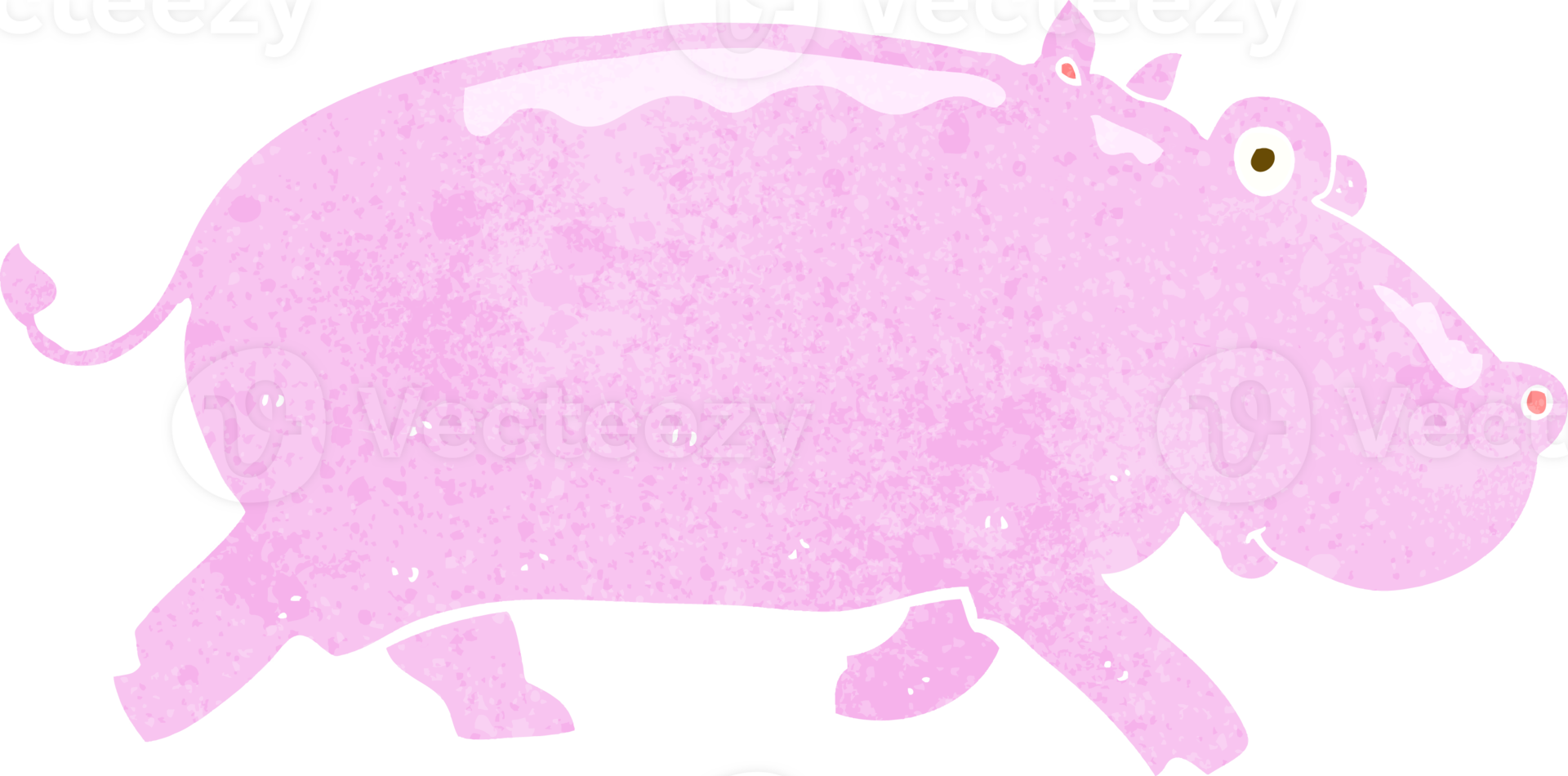 cartoon hippopotamus drawing png